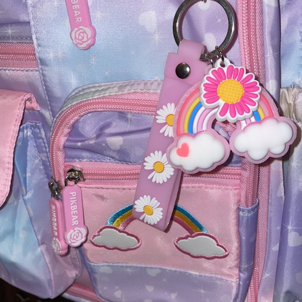 NWT PIKBEAR RAINBOW BACKPACK. - Picture 5 of 7